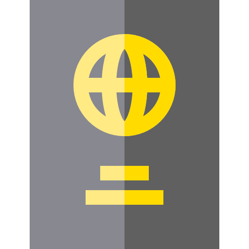 Passport Basic Straight Flat icon