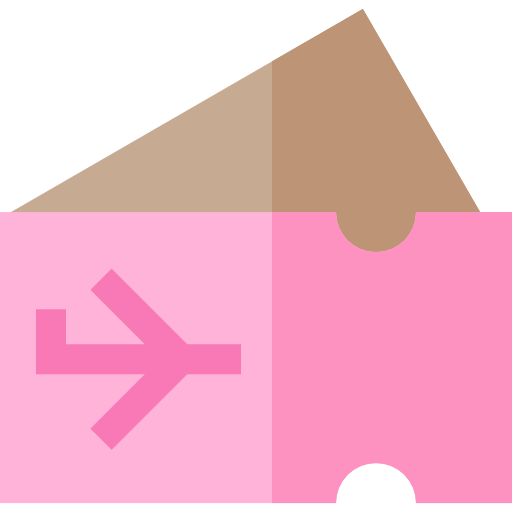 Plane ticket Basic Straight Flat icon