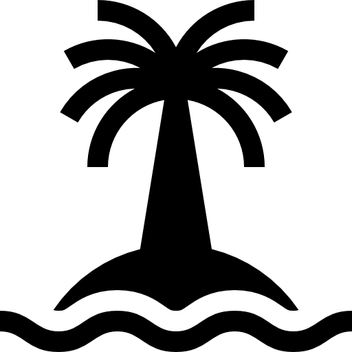 spiaggia Basic Straight Filled icona