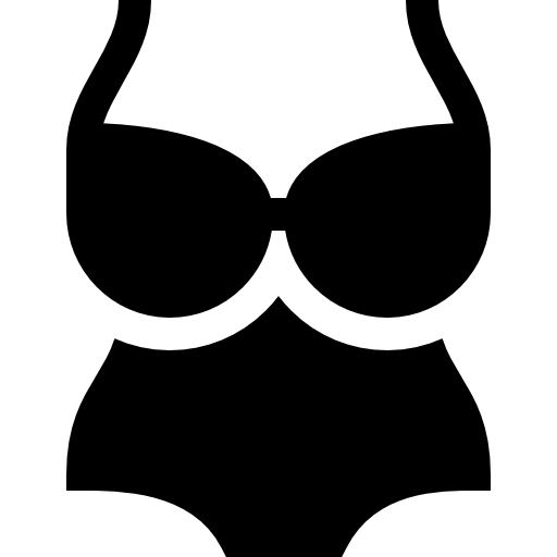 Swimsuit Basic Straight Filled icon