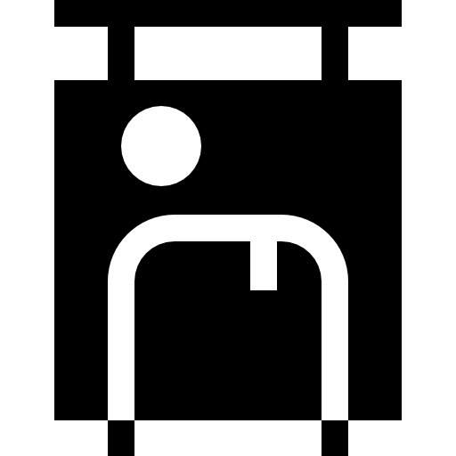 Suitcase Basic Straight Filled icon