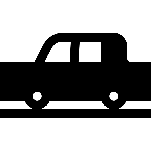 Автомобиль Basic Straight Filled иконка