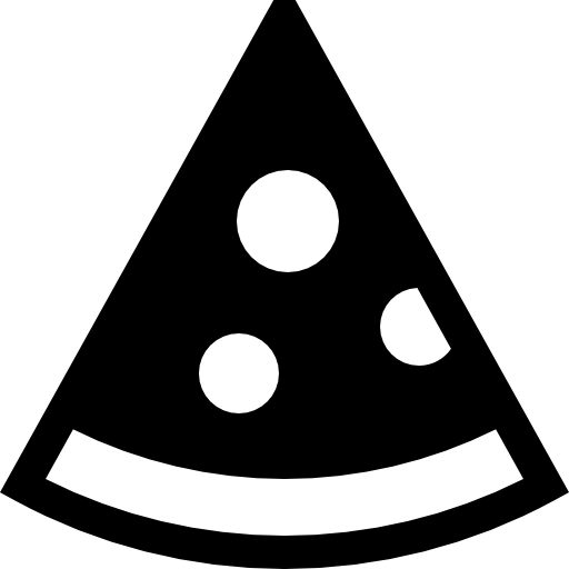 pizza Basic Straight Filled icona