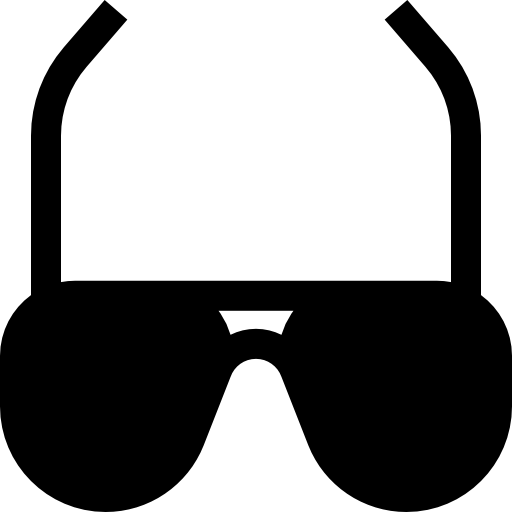 gafas de sol Basic Straight Filled icono