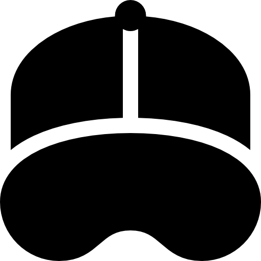 야구 모자 Basic Straight Filled icon