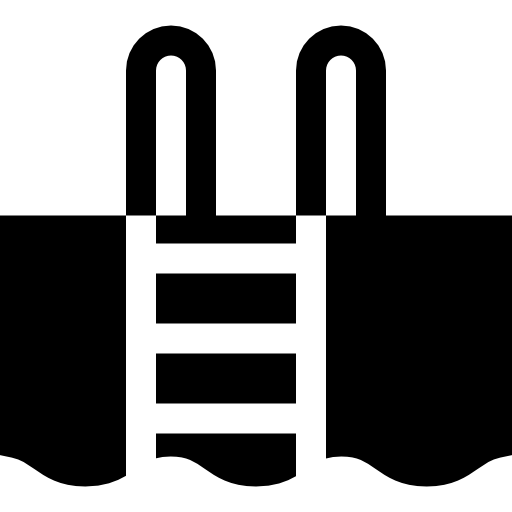 スイミングプール Basic Straight Filled icon