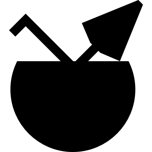 ココナッツ Basic Straight Filled icon