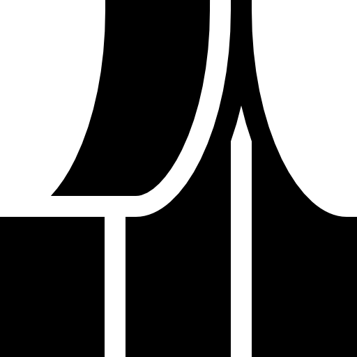 テント Basic Straight Filled icon