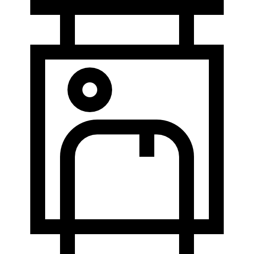 スーツケース Basic Straight Lineal icon