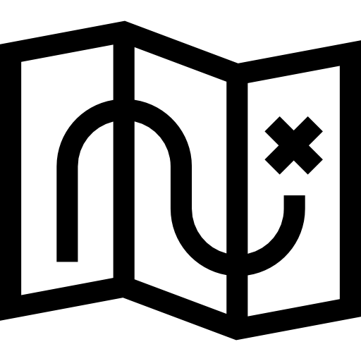karte Basic Straight Lineal icon