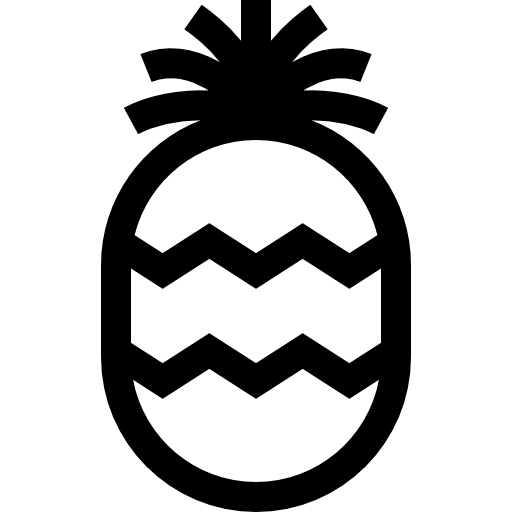 パイナップル Basic Straight Lineal icon