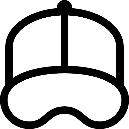 czapka baseballowa Basic Straight Lineal ikona