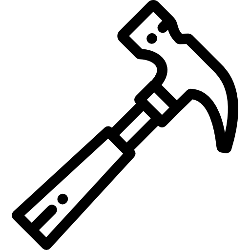 Hammer Detailed Rounded Lineal icon