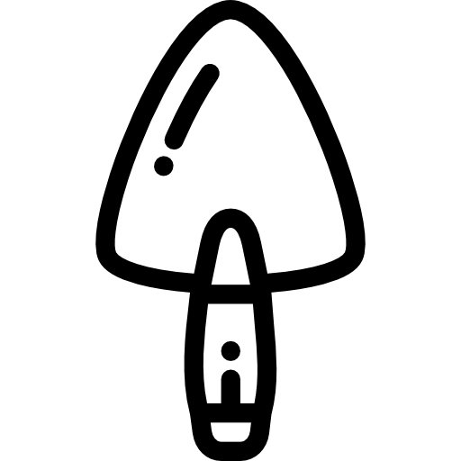 Trowel Detailed Rounded Lineal icon
