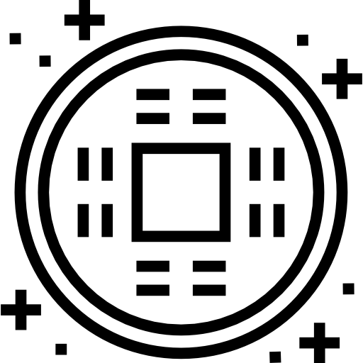 동전 Detailed Straight Lineal icon