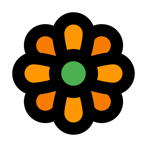 Flower Generic Outline Color icon