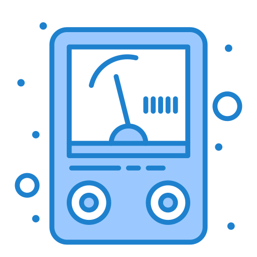voltmeter Generic Blue icoon