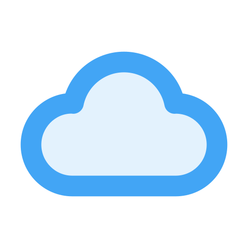 Cloud Generic Blue icon