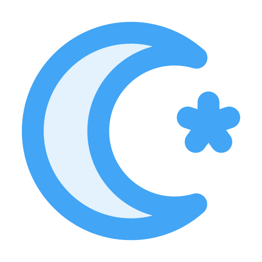półksiężyc Generic Blue ikona