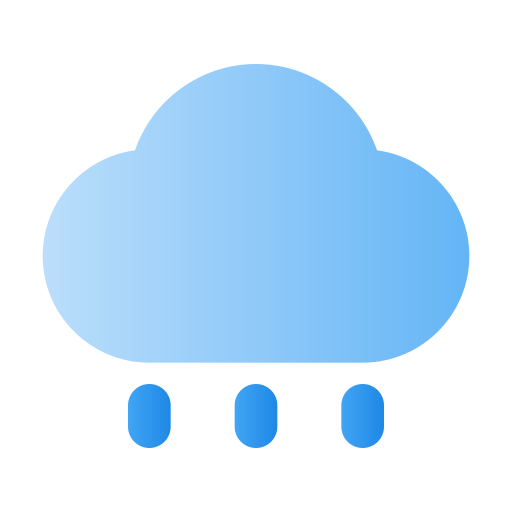 Rain Generic Flat Gradient icon