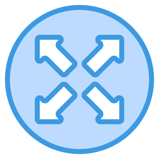 maximieren Generic Blue icon