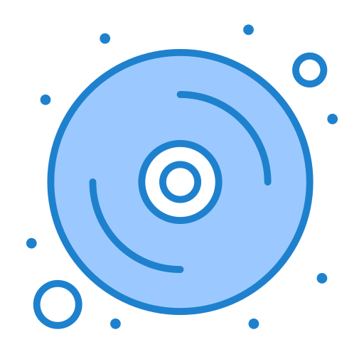 Disk Generic Blue icon
