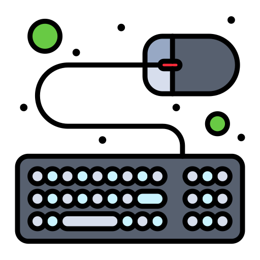 clavier Flatart Icons Lineal Color Icône