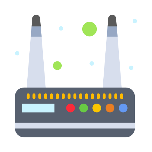 router Flatart Icons Flat icoon