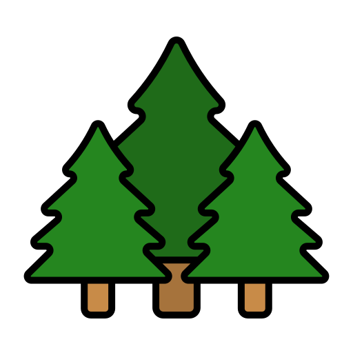 Trees Generic Outline Color icon
