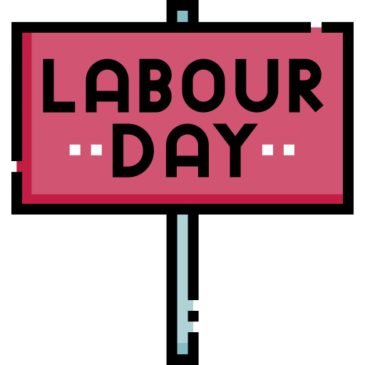 Labour day Detailed Straight Lineal color icon