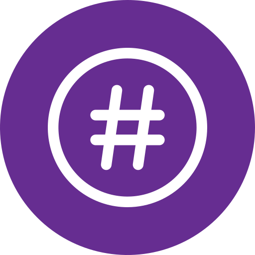hashtag Generic Flat icono