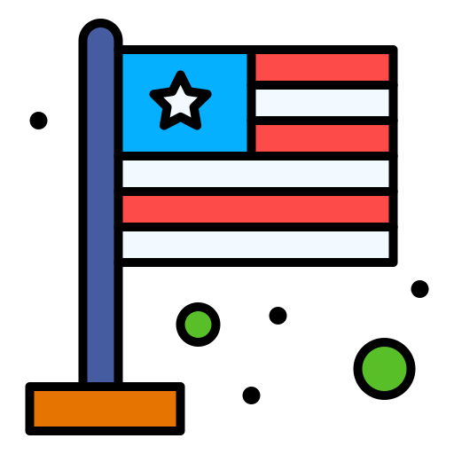 de verenigde staten van amerika Generic Outline Color icoon