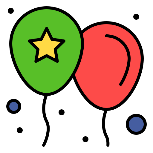luftballons Generic Outline Color icon