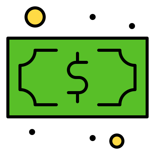 dólar Generic Outline Color icono