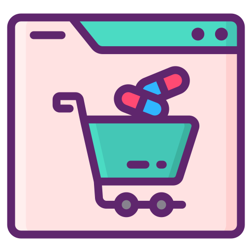 online-apotheke Flaticons Lineal Color icon