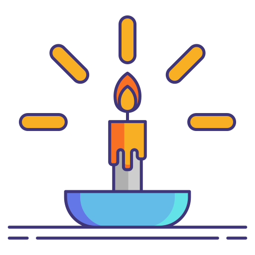candela Flaticons Lineal Color icona