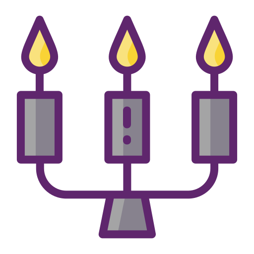 Candles Flaticons Lineal Color icon