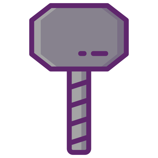 hammer Flaticons Lineal Color icon