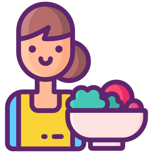 Eating Flaticons Lineal Color icon