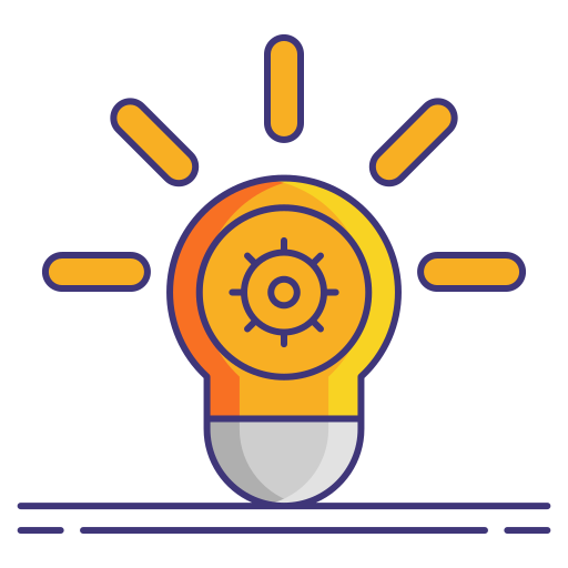 Light source Flaticons Lineal Color icon
