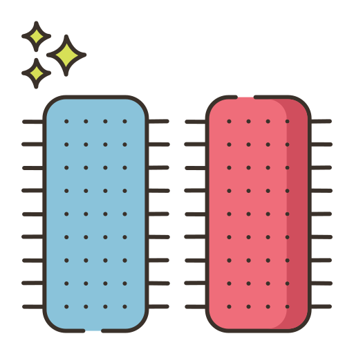 rodillo de pelo Flaticons Lineal Color icono