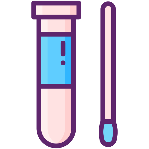 pcr-test Flaticons Lineal Color icon