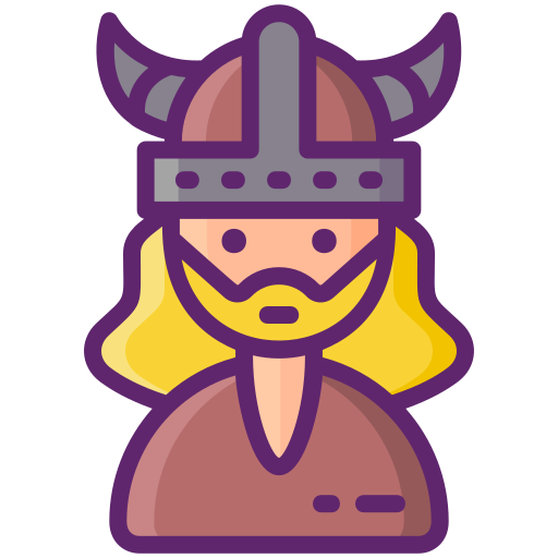 vikingen Flaticons Lineal Color icoon