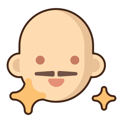 Moustache Flaticons Lineal Color icon