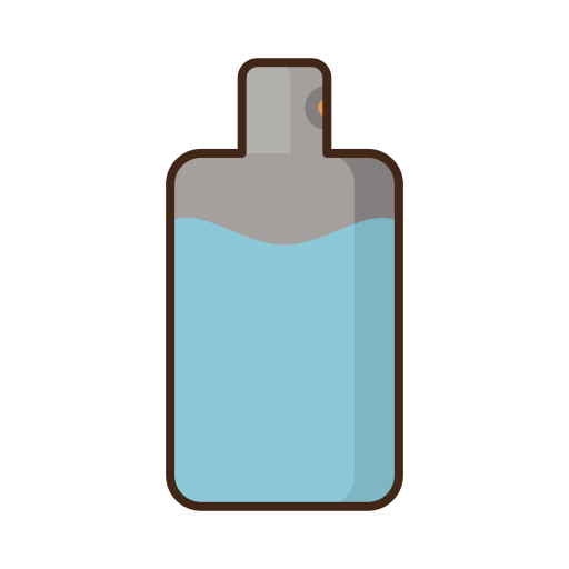 bottiglia di profumo Flaticons Lineal Color icona