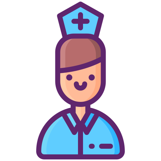 Nurse Flaticons Lineal Color icon