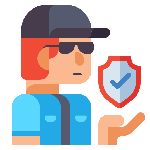 Security guard Flaticons Flat icon