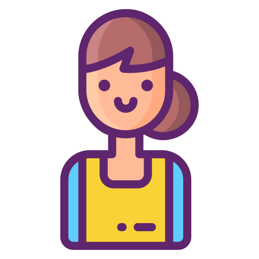 trabajador social Flaticons Lineal Color icono