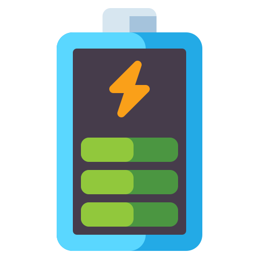 batterij opladen Flaticons Flat icoon