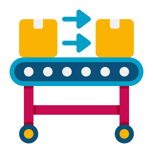 Conveyor belt Flaticons Flat icon